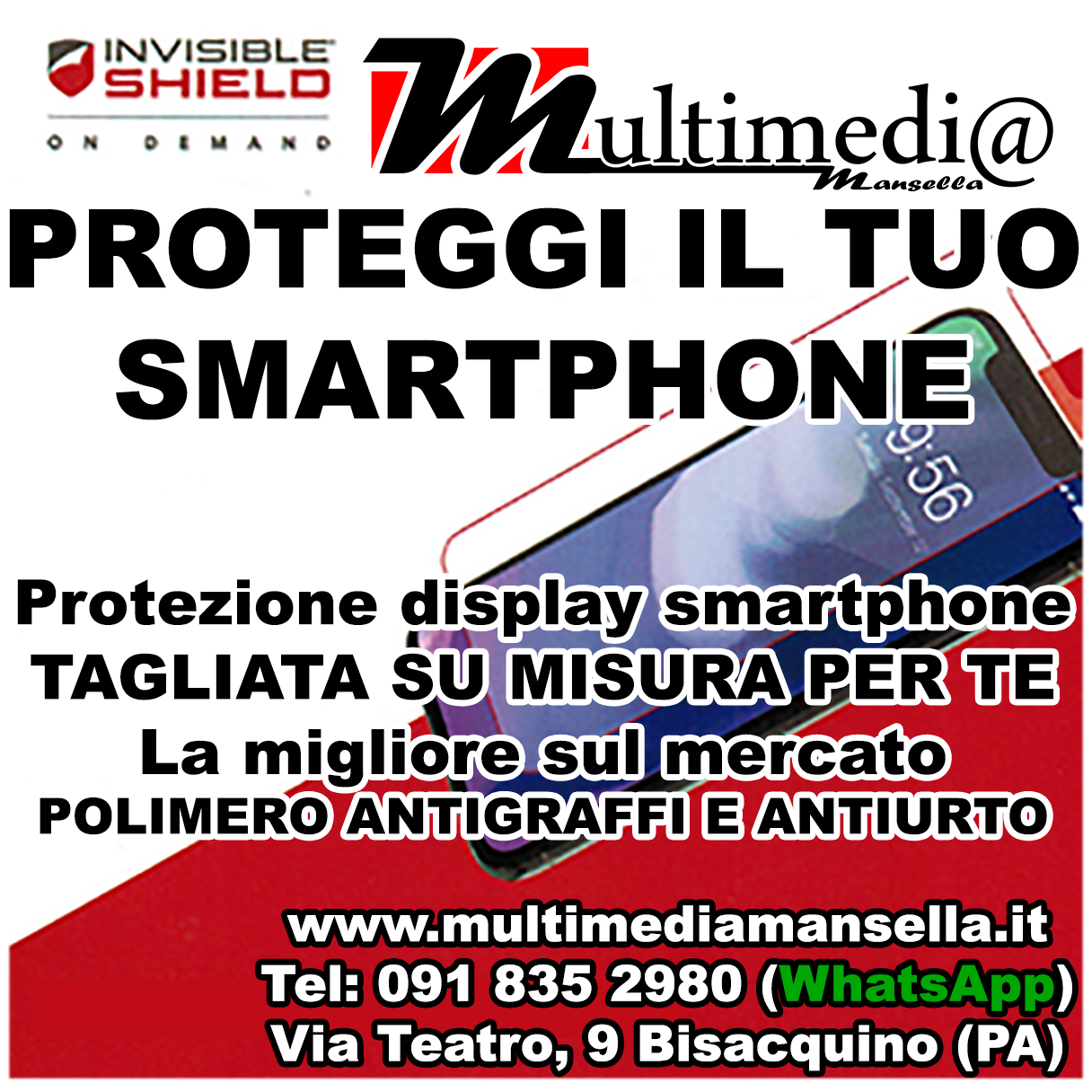 Protezione display smartphone